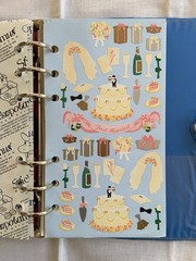 Stickopotamus Sticker 6-Ring Binder Album With 32 Stickers Pages