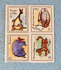 Classic Winnie the pooh stickers eeyore piglet kanga owl rabbit