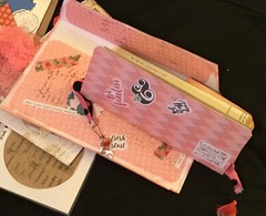 OOAK Junk journal + 1 Signature + Ephemera Box W Lace, Beads Handmade Pieces