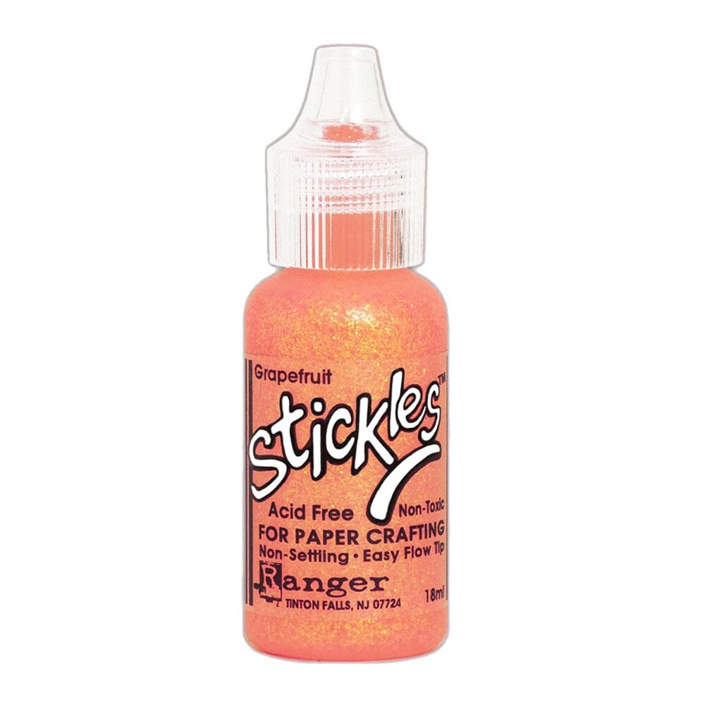 Ranger, Stickles Glitter Glue, Grapefruit Glitter Glue, Orange Stickles