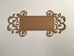 Book Plates / Labels die cut embellishments 8 pcs 1-1/2” x 3-1/4” choose color