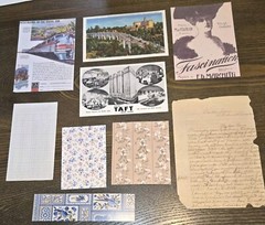 Lot Junk Journal Paper Stickers Tickets Tags Labels Ephemera Vintage Post Cards