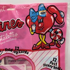 New Sealed Vintage 80’s Scratch ‘n’ Sniff Peppermint Stickers Valentines
