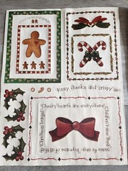 Christmas Flowers LOT of 3 Country Stickers by Joy Marie Journal Card New #47