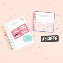 – Alphabet Puffy Stickers in Uppercase and Lowercase, Numbers and Special Charac