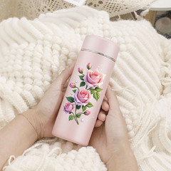 14 Pieces Beautiful Rose Flower UV DTF Transfer Stickers, Waterproof, Scratch Re