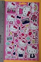Hello Kitty Large Size Sticker Sheet