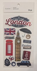 London England Travel Vacation Scrapbooking Stickers by Recollections
