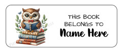 30 THIS BOOK BELONGS TO/FROM LIBRARY OF/STICKERS LABELS/TEACHER – PERSONALIZED
