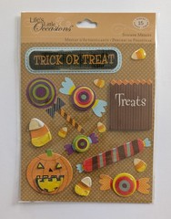 Halloween Trick Or Treat Scrapbooking Stickers By Life’s Little Occasions RARE