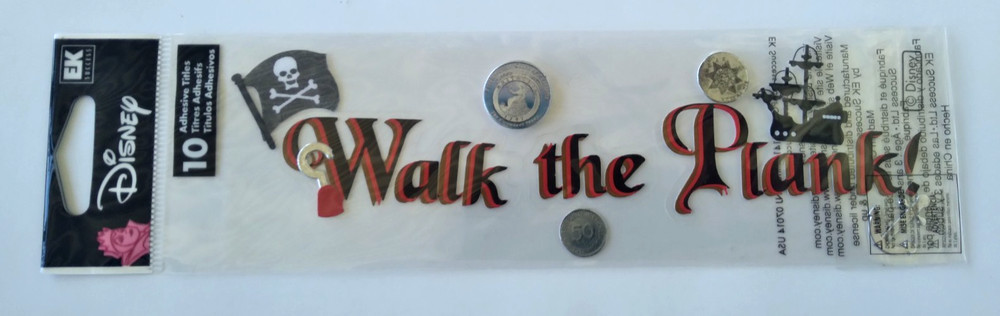 EK Success Disney Peter Pan «Walk the Plank» stickers (10 pcs.) RETIRED