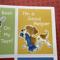 Vintage Suzy Zoo Wags Whiskers Dog Stationery & Puppy Cat Sticker Sheet Lot