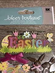 Jolee’s Easter Chocolate Bunnies Basket Eggs Scrapbooking Stickers 2012 D9