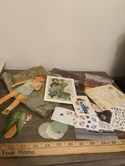 VTG To Modern Junk Journal Scrapbooking Lot. Ephemera Photos Cards Trinkets More