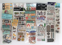 Lot of 32 Dog Sticker Sheets New Cloude9 Design Sandylion Elevations & Others