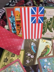 Mixed Lot 30 Vintage Single Swap Playing Cards Ephemera Junk Journal Deco #1
