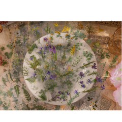 Pressed Dried Flowers Stickers Journal Planner Decals Scrapbook Crafts Resin Art