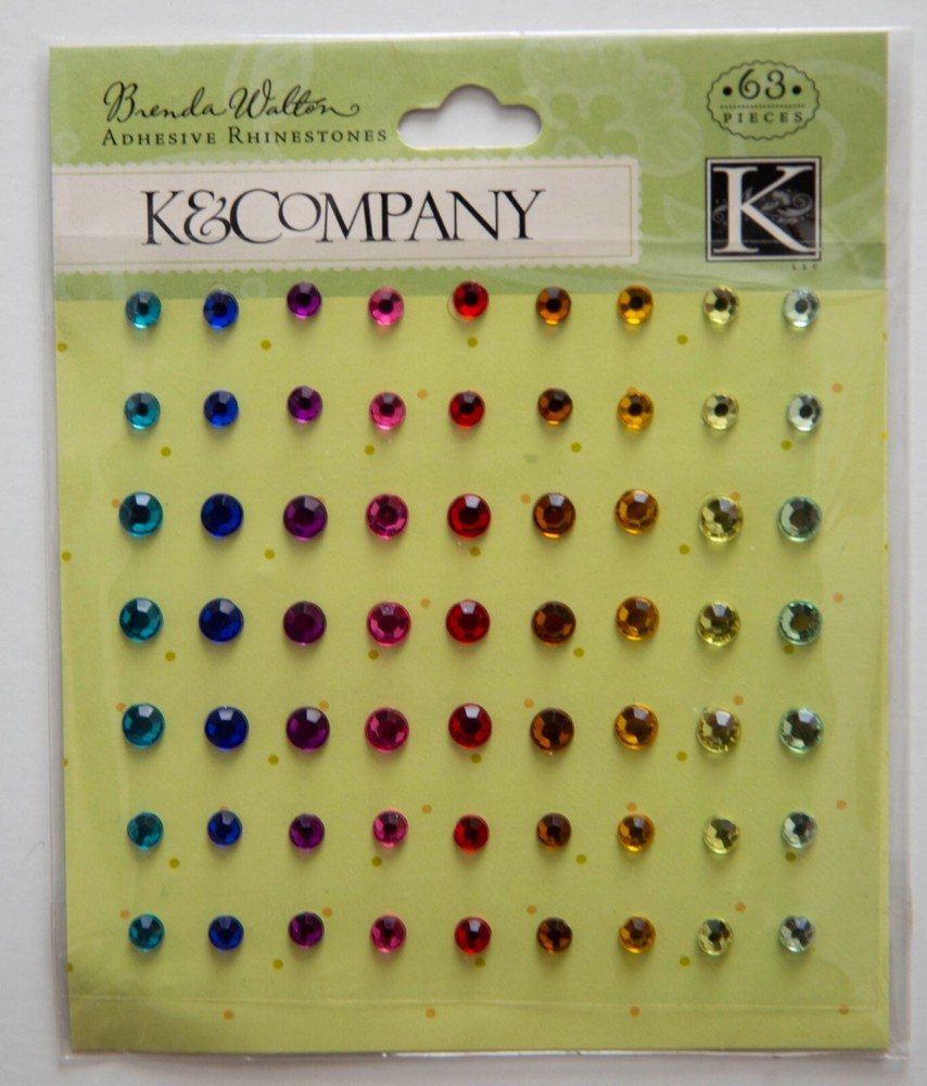 K & Company Stickers, Brads, Gems, Baubles & Rhinestones, You Pick, Some RARE!
