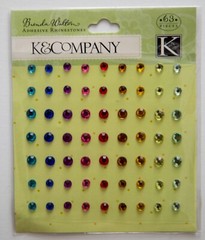 K & Company Stickers, Brads, Gems, Baubles & Rhinestones, You Pick, Some RARE!