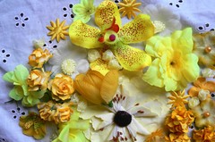 Flower Mixed Pack LEMON – YELLOW 1-10 cm – 45 flowers Mixed brands WMF