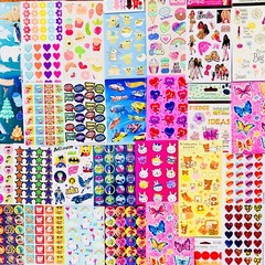 WHOLESALE! Sticker Lot Set Planner Craft Scrapbook Variety Of Themes | 1079+ Pcs