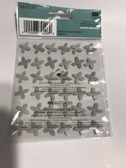 EK Jolee’s Boutique Dimension Wedding Gem Flowers Stickers Brand New, 36 Pcs.