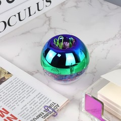 Rainbow Paper Clips Holder Medium Holographic Paper Clip Dispensers 100pcs 28…