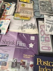 Huge Mixed Scrapbooking Craft Supply Lot K&Co Embellishments Shrink Film NOS