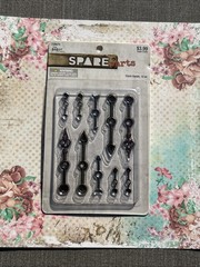 Paper Studio Spare Parts Metal Clock Hands 10pc Craft Embelishment Steam Punk