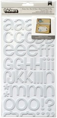 AC Foam Alphabet Stickers – Rootbeer Float, White, 92pcs