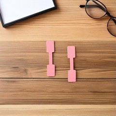 300Pcs Removable Pink Food Labels Stickers for Kitchen Pantry and Spice Jars