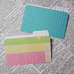 8 Mini File Folders Scrapbook Junk Journal Card Making Crafts Artsy Patterns