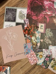 Floral Ephemera 50+ Pieces Vintage Flower Junk Journal Scrapbook Cottagecore Lot