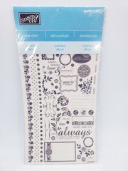 Stampin Up Rubs Ons Lot of 10: Take Note, Old Saint Nick, Love Birds, Anchored
