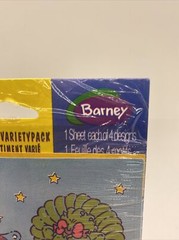 Barney Sealed Stickers American Greetings Sealed x4 Sheets Lyons