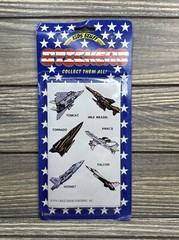 Vintage Grace Shamir 1991 Kids Stuff Two Sticker Sheets Military Planes