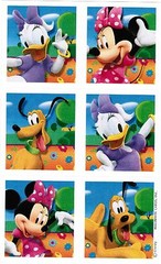 3 Sheets Disney Mickey Mouse Clubhouse Daisy Minnie Pluto Scrapbook Stickers