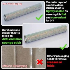 DIY Rhinestone Car Decoration Stickers – 81000 Pcs Self-Adhesive Glitter Gems 2m