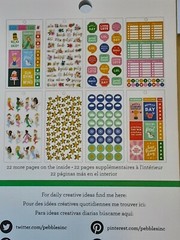 American Crafts Pebbles Sticker Book 30 sheets 1062 stickers foil accents NIP