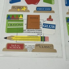 2 EK Success Sticko Stickers Back to School Scrapbooking Card Making Crafts Lot