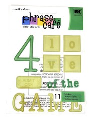 EK Success Sticko PHRASE CAFE Stickers LOVE OF THE GAME Sports Stickers