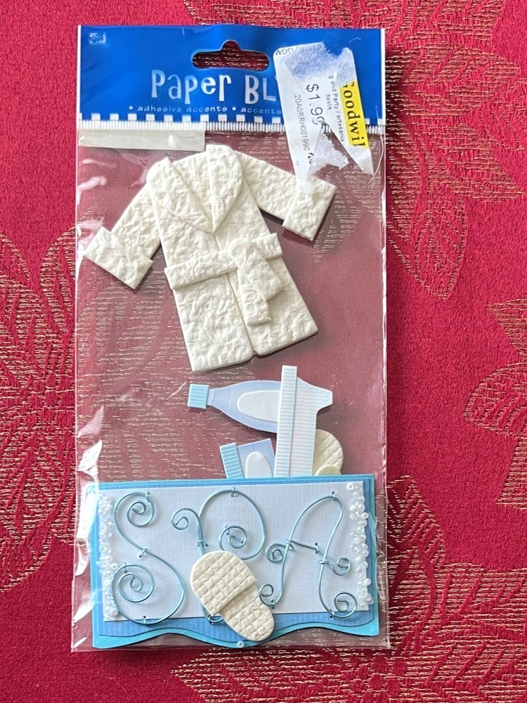 RARE – SPA DAY 3D STICKERS BY PAPER BLISS – FREE SHIPPING – ONLY 1