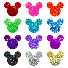 Holographic Sparkle Mouse Stickers! – Choose a Size and Color