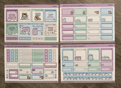 Hubman And Chubgirl Pop-Ups Planner Kit Planner Stickers Washi Tape