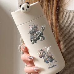 50PCS Steampunk Animal Stickers – Vintage Victorian Mechanical Creatures Waterpr