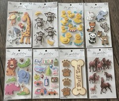 LOT ANIMALS TRAVEL DOGS DUCKS MONKEYS DICKS HOTSES LA PETITES STICKERS