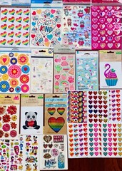 Love Heart Themed 559+ Stickers 4 Kids Teens Teachers Party Gifts DIY Cards