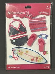 American Girl Crafts EK Success Style Swimming Theme Bikini Flip Flops Towel