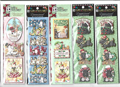 10 Mary Engelbreit Dimensional Christmas Scrapbook Sticker Packs + Comfort & Joy