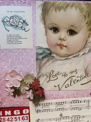 Junk Journal 80+ pieces Red Pink Love Curated Lot Unique Book Pages & more